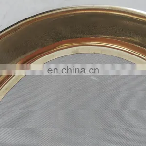 ASTM Standard Laboratory Copper/Brass Wire Mesh Screen Test Sieves With Lip, Pan, Brush thumbnail-5