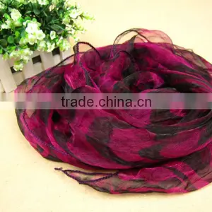 NC011 Ladies SQUARE Chiffon 105CM*105CM NECK SCARF Gauze Scarf thumbnail-1