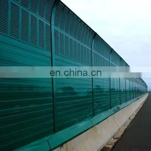 Xinhai High Quality Galvanized Noise Barrier Wall Road Metal Sound Barrier Residential Noise Barriers Price thumbnail-1