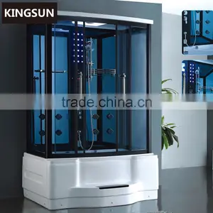 Luxury Rectangle Tempered Glass China Prefab Steam Room For Sale thumbnail-1