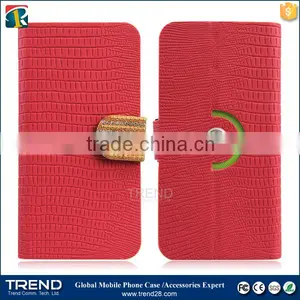 360 Degree Universal Flip Wallet Leather Case for Mobile Phone thumbnail-1