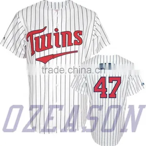 2016 Latest Design 100% Polyester Screen Print Plain Baseball Jersey thumbnail-4