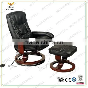 WorkWell Modern Comfortable Leather Recliner Chair With Footrest Kw-R48 thumbnail-1