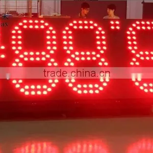 High Brightness 42 Inch Big 8 Gas Station Price LED Signs thumbnail-1