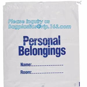 Biodegradable Drawstring Patient Belongings Bag,Manufacturer of Patient Belonging Bag With Rigid Handle OEM Available Online Manufacturer thumbnail-1