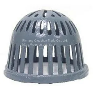 Small Sump Aluminum Dome Cast Iron Roof Drain With 4 Inch Push On Outlet thumbnail-4
