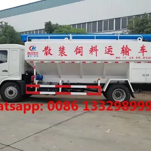 Wholesale Good Price SHACMAN Brand 8T Farm-oriented Bulk Feed Container Vehicle for Sale thumbnail-3