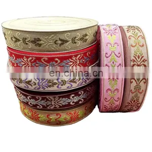 Jacquard Ribbon DIY Ethnic Lace Wholesale 50yards/rolls thumbnail-1