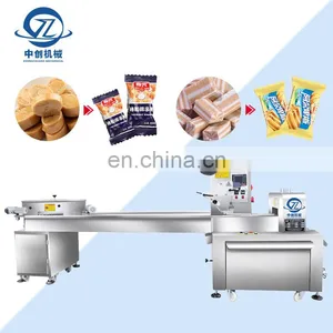Small Candy Automatic Food Plastic Sealing Multi-Function Packaging Bopp Packing Wrapping Machine thumbnail-1