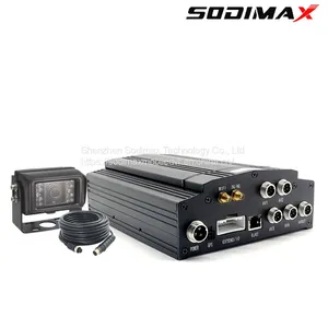 Buses HD Mobile DVR 4G LTE GPS WIFI 4CH 1080P HDD / SSD RJ45 Network Port With Canbus thumbnail-3
