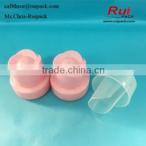60mm Pink Laundry Detergent Liquid Bottles Cap Liquid Detergent Covers thumbnail-1