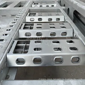 Galvanized Whole Vehicle Galvanized Semi-trailer Export Russian Semi-trailer thumbnail-2