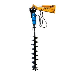 Widely Applicable Excavator Mounted Drilling Rig Hydraulic Rock Dril Compact in Size Spiral Drill thumbnail-3