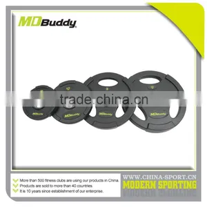 Home Gym Equipment PU Weight Plate Barbell Weight Plate thumbnail-1