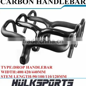 NEW Design Carbon Handlebar Glossy Matte Surface 3K UD Carbon Bicycle Road Bicycle Handlebar thumbnail-1