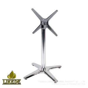 High Quality 304# Stainless Steel Folding Table Base Metal Furniture Legs for Outdoor Chairs thumbnail-1