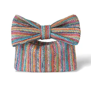 Paper Straw Clutch Bag thumbnail-2