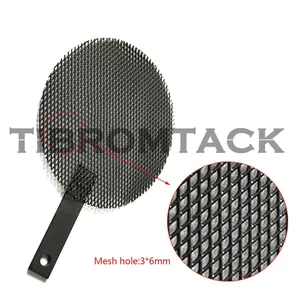 TIBROMTACK 1 Pcs Titanium Anode Mesh With MMO Ruthenium-Iridium Coating for Chlor-Alkali Industry or Swimming Pool Cleaning thumbnail-2