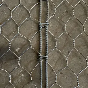 Hr20 Steel Geocomposite 80*100mm Drape Mesh System Rockfall Protective Mesh Price for Coastal Protection thumbnail-6