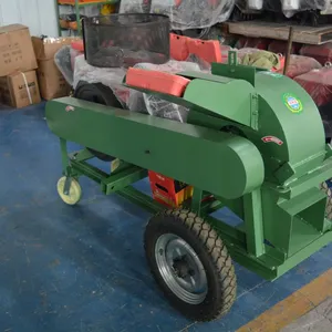 Heavy-Duty Diesel Wood Shredder With 1000kg/hr Throughput for Sawmills thumbnail-5