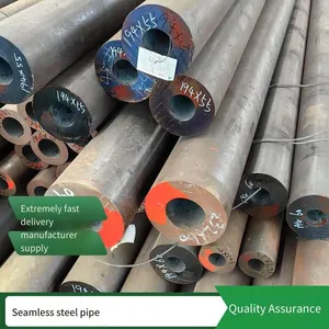 Extra Thick-walled Hollow Round Tube, Drilled From Round Steel, Sizes 115*40, 45# Steel, Also Available in 120*50, Can be Cut and Sold Retail thumbnail-4