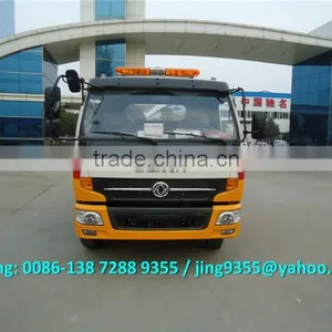 KPT C390 Wrecker Tow Truck 140HP, One Drive Two Flatbed Wrecker Truck With 5.6m Tablet thumbnail-4