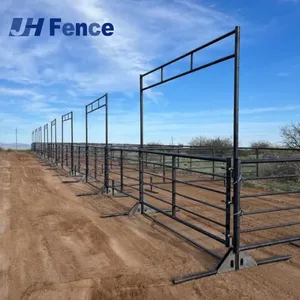 America 6ft 10ft 12ft Galvanized Cattle Yard Horse Fence Corral Panel With Factory Price thumbnail-3