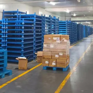 Dust-Proof Stackable Folding Plastic Crates for High-Standard Warehouse Storage Solutions thumbnail-2