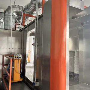SS304 Manual Powder Spraying Booth Low Space Occupancy Stainless Steel Manual Powder Coating Booth thumbnail-3