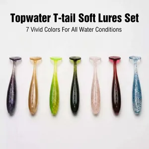 T-Tail Soft Baits-GD01-48mm/1.0g 60mm/1.8g 65mm/2.6g 76mm/3.9g thumbnail-5