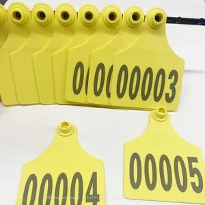 Custom Large Visual Cattle Ear Tags | 75×100mm Livestock Identification Tag thumbnail-2