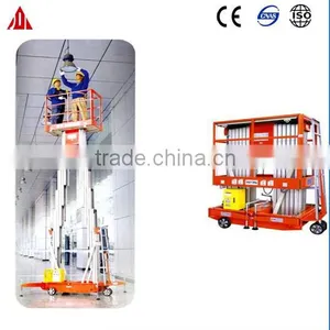 Hydraulic Double Mast Aluminum Portable Man Lifts for Painting thumbnail-1