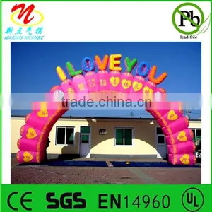 Pink Inflatable Wedding Entrance Arches for Decoration thumbnail-1