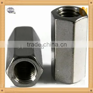 Good Price OEM/ODM Customized DIN6334 Long Hex/round Coupling Nut thumbnail-1
