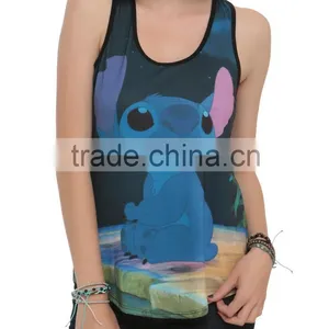Dry Fit Sublimated Ladies Tank Tops thumbnail-2