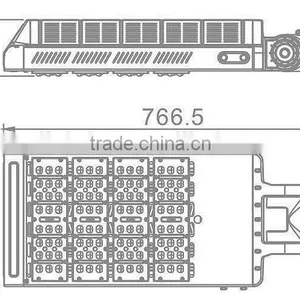 Bridgelux Chip Made in China Outdoor Street Lighting With Clear PC thumbnail-3