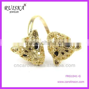 2014 WINTER FASHION UNISEX RING DESIGNS,NEW LEOPARD RING WHOLESALE FRG1041 thumbnail-1