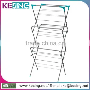 Folding Steel High Quality 3-tiers Laundry Towel Drying Rack thumbnail-1