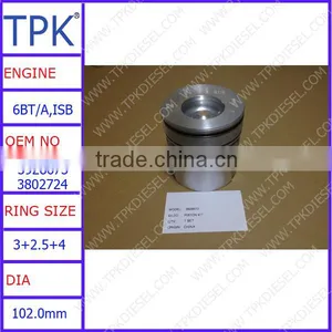 6BT Engine Parts Piston Kit 3928673 3802724 thumbnail-1