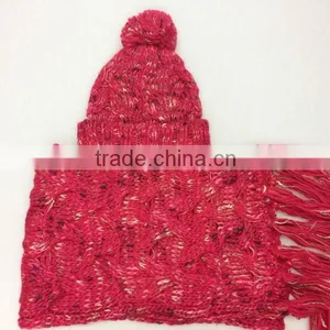 New Winter Handmade Knitted Scarf and Hat thumbnail-1