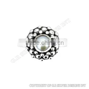 Pearl Rings for Sale,gemstone Ring Wholesale,sterling Silver Rings With Stones thumbnail-1