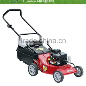 19" Hand Push Gasoline Lawn Mower Grass Cutter and Garden Tools (CJ19TZSB40) thumbnail-1