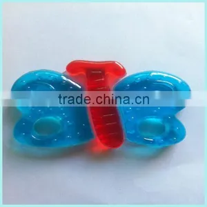 2015 Funny Tyle Food Grade Material Silicon Teether Baby Silicone Teether thumbnail-1