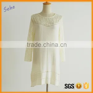 Western Style Big Dress Patchwork Wholesale Dress 100% Rayon Dress thumbnail-1