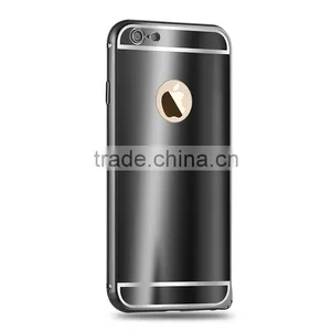 XNE 24K Plated Metal Hard Bumper Case for IPhone 6s 2in1 Luxury High Quality PC 360degree Full Back Cover for IPhone 6 4.7 thumbnail-1