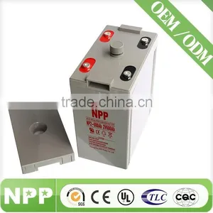 2016 Hot Sale NPP High Capacity Solar Panel 2V600AH Solar Battery thumbnail-2