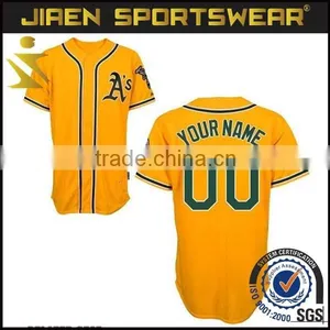 Full Dye Sublimation Polyester Baseball Jersey/sportswear/wear,custom Design Your Own Baseball Jersey thumbnail-1