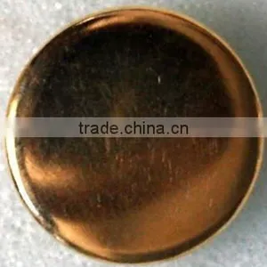 Blank Gold Metal Buttton thumbnail-1