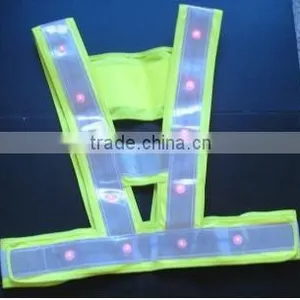 Police Reflective Vest/reflecting Vest/reflection Vest With Led Light thumbnail-1