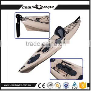 Non Inflatable Cheap Canoe Kayak Accessories Aluminum Rudder With Pedal Apply to Boat Made in China thumbnail-1